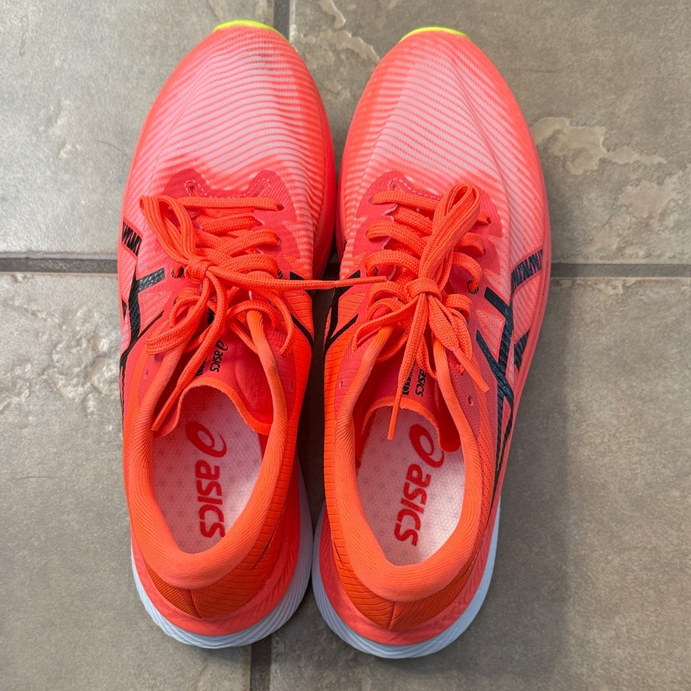 Asics Men's Athletic Shoes - Bright Orange and Black
